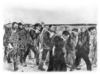 A marcha dos tecelões em Berlim, 1897